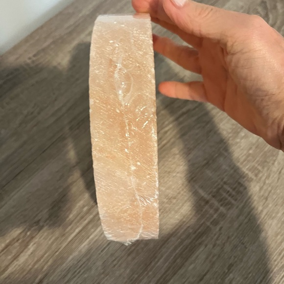 New Himalayan Pink Thick Salt Round 10" Cooking Serving Plate Slab - Picture 4 of 4